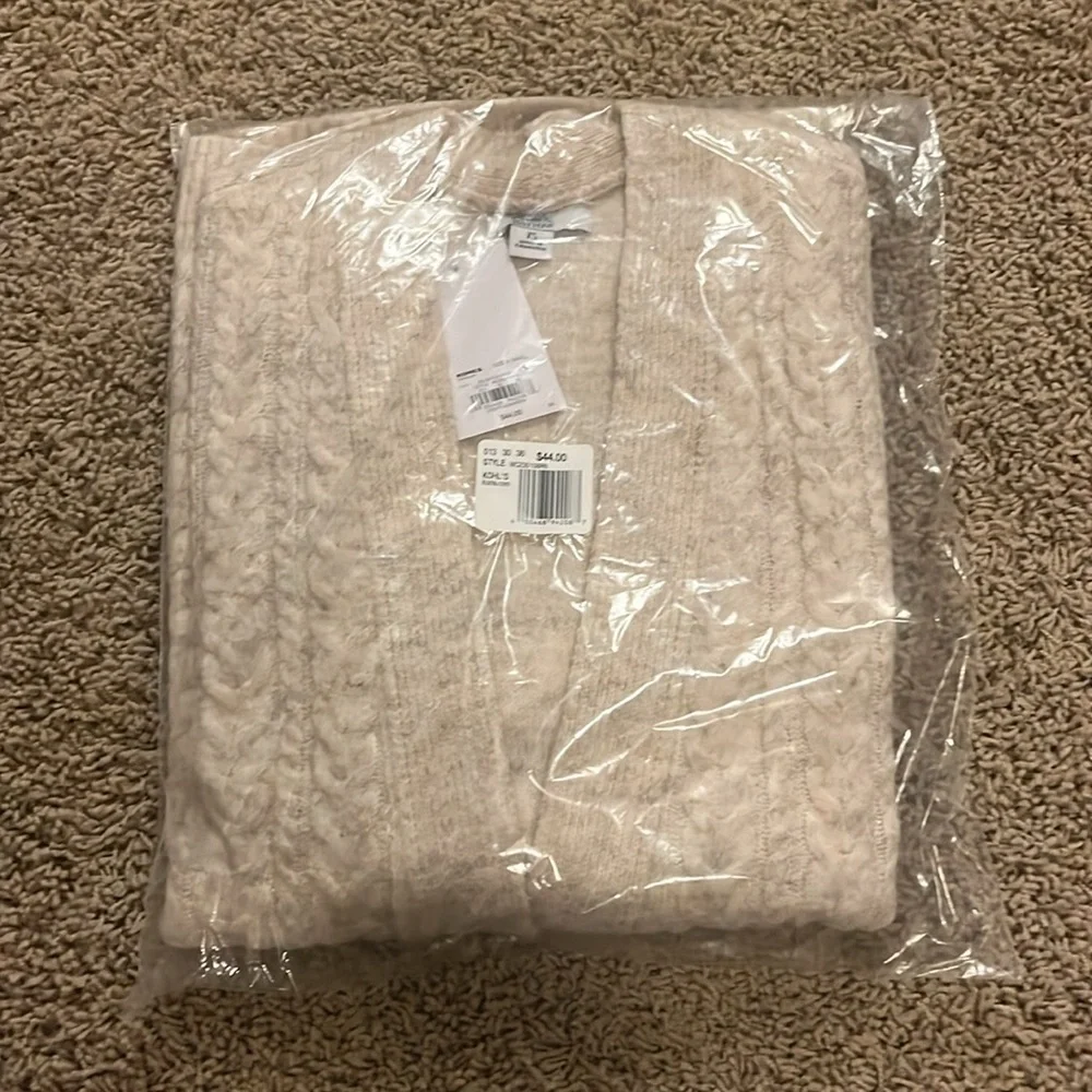 Croft & barrow extra cozy cardigan - Picture 2 of 6